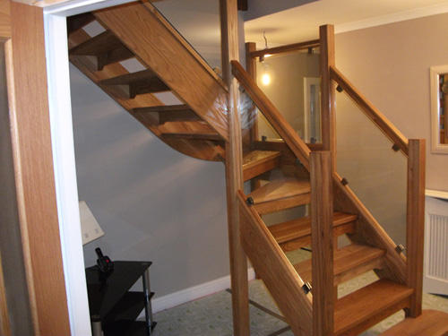 Bespoke wooden stairs